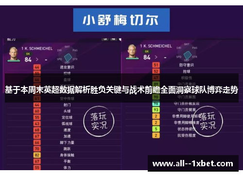 基于本周末英超数据解析胜负关键与战术前瞻全面洞察球队博弈走势